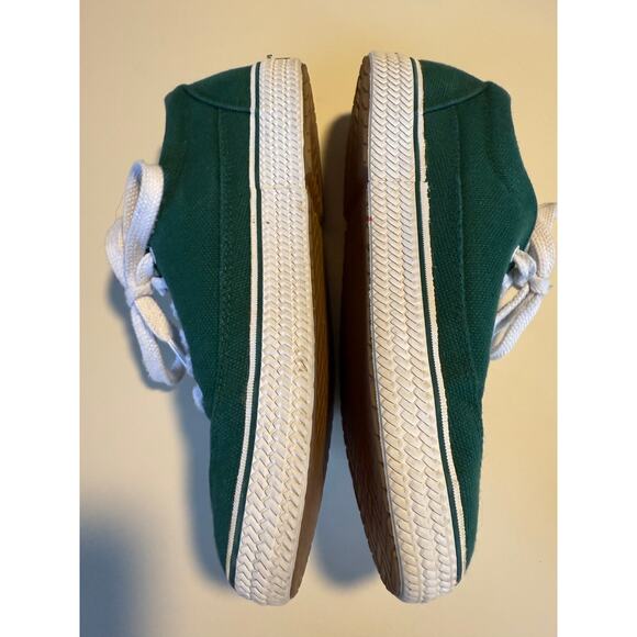 K-swiss Womens Low-Top Canvas Green Size 7 Retro Style Lace-up - Picture 2 of 8